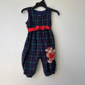 Goodlad Teddy‎ Bear Jumpsuit 6-9 Month Christmas